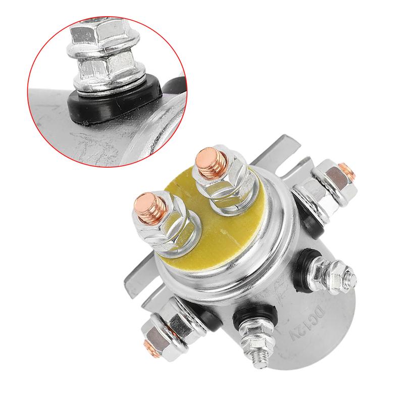 Winch Relay Starter Continuous Duty Solenoid Relay Accessory Waterproof 12V 300A for Off Road Vehicle ATV Utility Vehicles