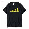Camiseta para Hombre Bricks Evolution Maestro Constructor de Películas Clásica Impresionante Spaceman Divertida Idea de Regalo para Niños Top de Broma Papá Vintage