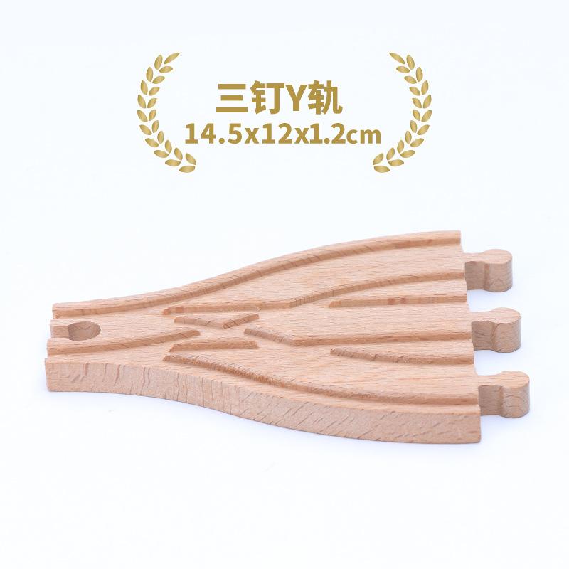 Neues Holzschienen-Zubehör Spielzeug DIY Buchenholz Zugbrücke Baumodell Passend für Biro Holz Pädagogisches Spielzeug Für Kinder