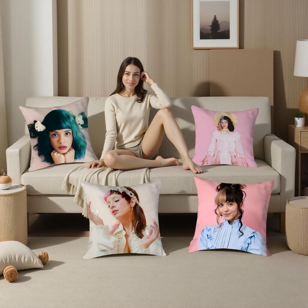 Singer M-Melanie M-Martinez Pillow Case Plush Fabric Soft Pillowcase Double Sided Print Sofa Cushion Cover Throw Pillow Cover