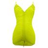Womens Ladies Sheer Mesh Holiday Summer Beach Bod-ycon Party  Neon Dress