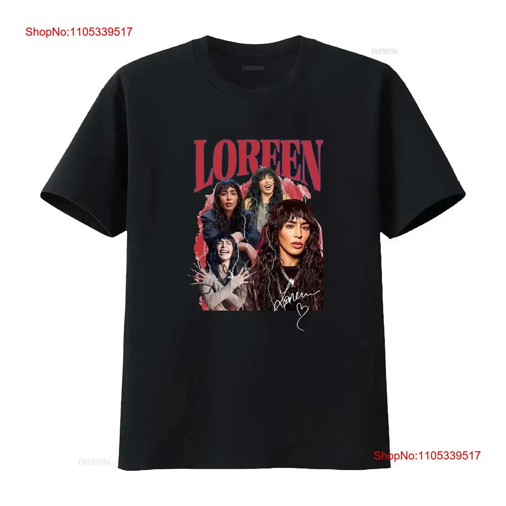Popular Loreen Singer For Fan Cotton T Shirt S to 5XL TMB1810 vintage Washed Slightly designer