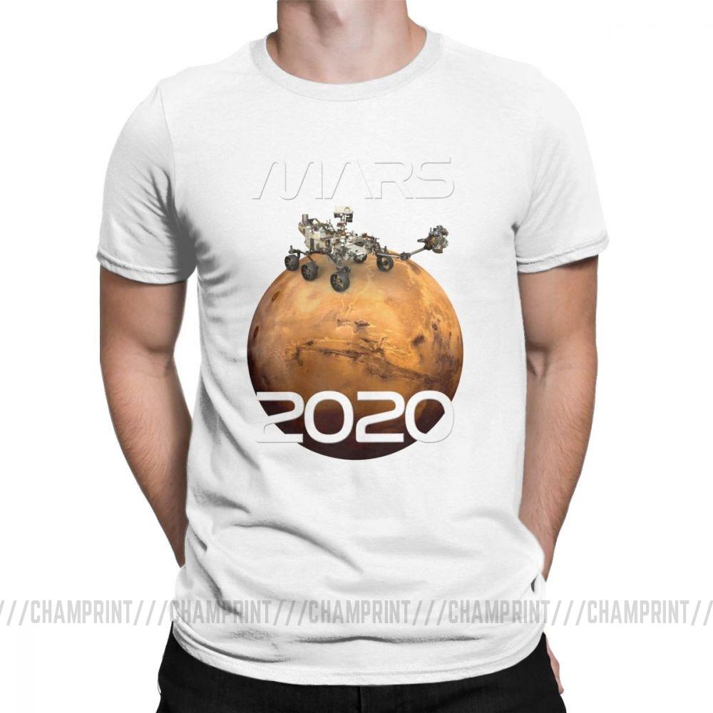 Rover Mission T Shirt For Men Space Explorers Occupy Short Sleeve Awesome Tees