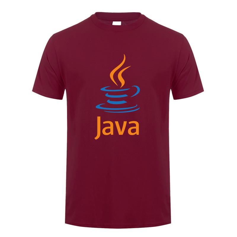 Футболка JAVA Женская Мужская Летняя Повседневная Крутая Футболка с Принтом Java Программирование Круглый Вырез Хлопковая Футболка Топ Мужской 3XL