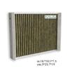 Activated Carbon Yellow Non-woven AC Filter for Mercedes-Benz C,M,GL Class External OE 1668300218/018