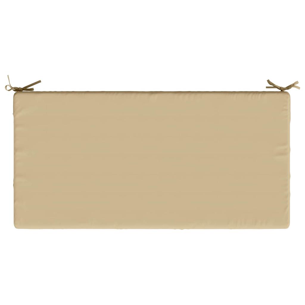 Seat Cushion SOEST 100percent Polyester Beige 120 x 60 x 15 cm