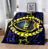 Cabj Flannel Blanket Soft Warm All-Season Throw, Design for Camping, Car Travel, Hiking Sofa, Bed, Office Perfect Gift for Parties