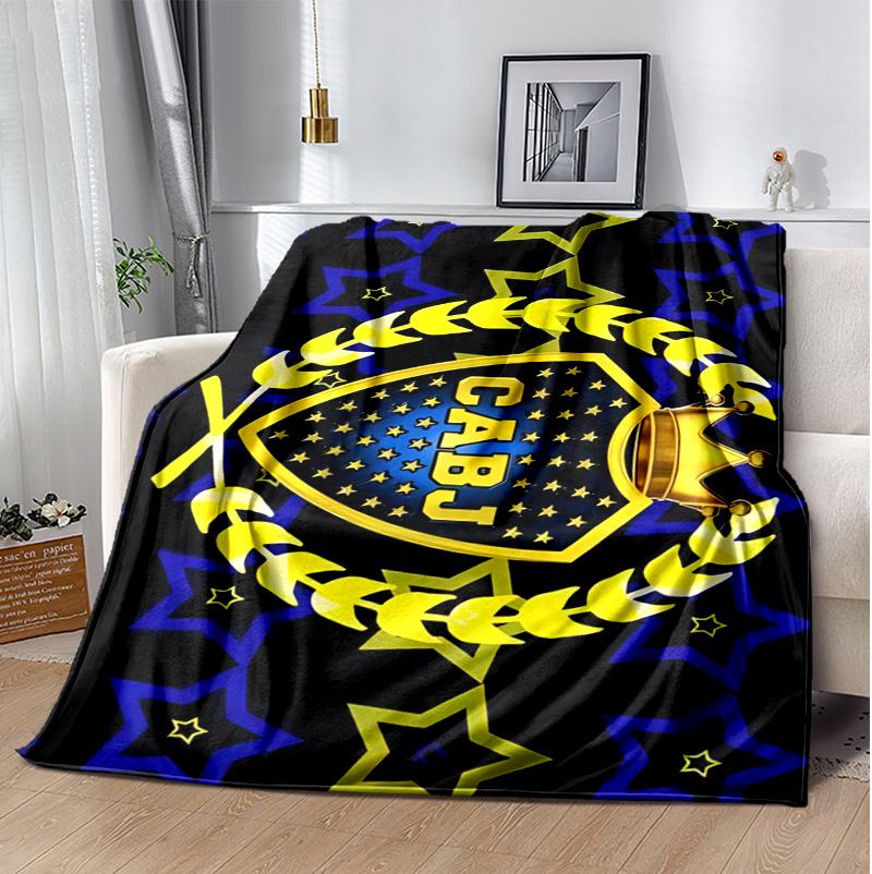 Cabj Flannel Blanket Soft Warm All-Season Throw, Design for Camping, Car Travel, Hiking Sofa, Bed, Office Perfect Gift for Parties
