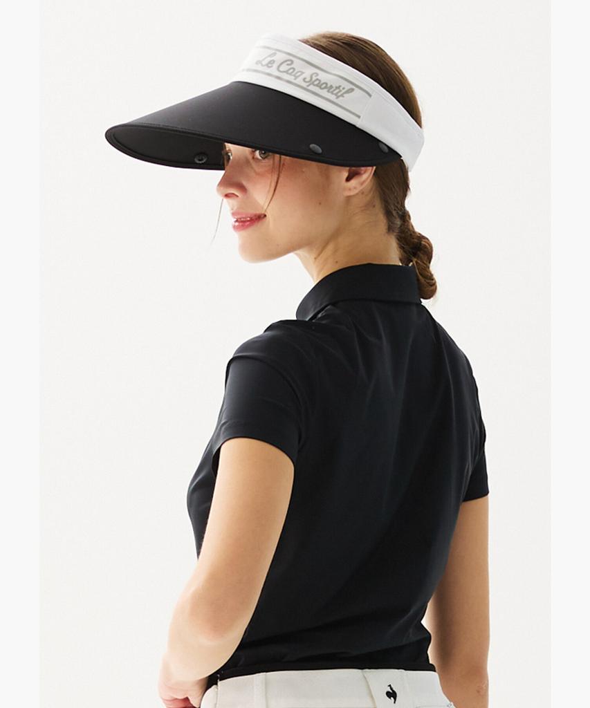 LECOQ GOLF Women'S Neck Cover Wide Sun Visor _Blck Gr222Lsv41