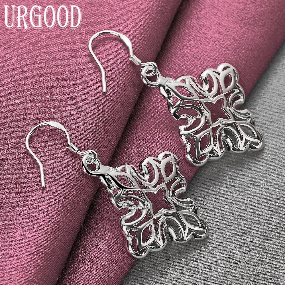 925 Sterling Silver Fashion Earrings Wedding Jewelry