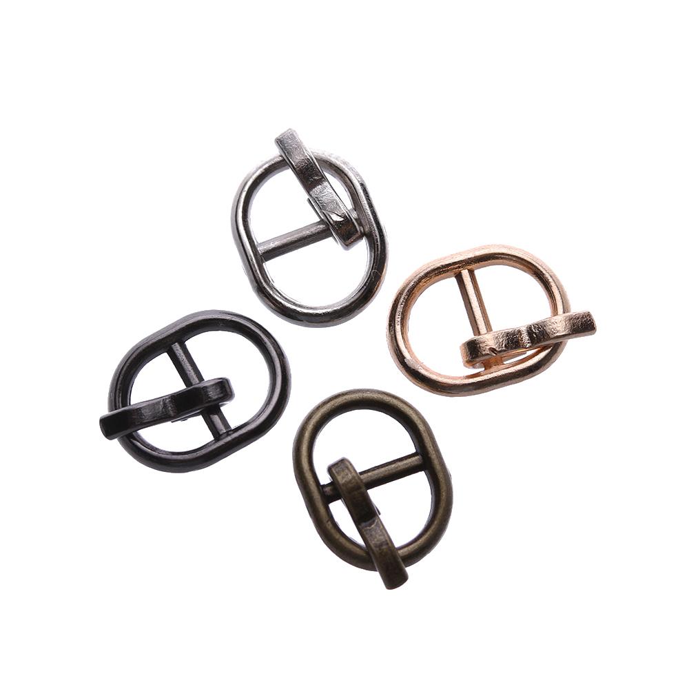4 colors Mini Ultra-small Diy Dolls Buckles Doll Bags Accessories Belt Buttons Tri-glide Buckle