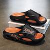 Summer Fashion Removable Simple Lightweight Anti-Slip Home EVA Trendy Slides Slippers for Men's Beach Sandals