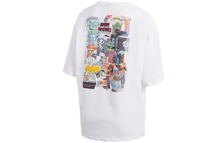 Adidas Originals Set in Sleeve T Shirt Women s White FU3765