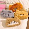 Funny Cat Cartoon Pencil Case Kawaii Stationery Storage Bag Cat Pencil Pouch  School Supplies