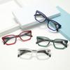 Personalisierte Farbabstimmung Lesebrille Amazon Damen Einfache Großer Rahmen Katzenauge Lesebrille