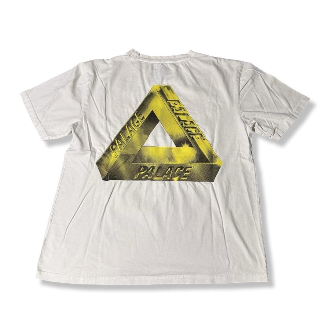 Palace Tri Ferg Pyramids White Logo Graphic T Size Large Streetwear Skate Unisex T-Shirt S