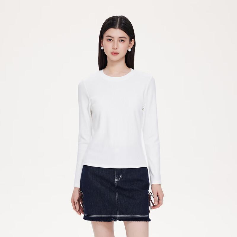 FivePlus Women s Slim-Fit Cropped Long Sleeve T-Shirt S