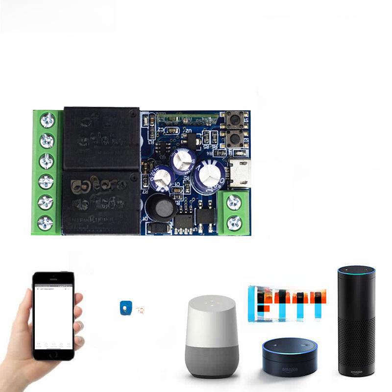 

eWelink 2CH Easy Micro WiFi Smart Switch - Двусторонний USB 5 В - 48 В Dedicated remote control 8 keys