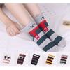 5 Pairs Women S Animal Socks Cute Cartoon Socks Colorful Striped Stockings