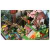 Sofiey Dollhouse Handmade Kit Miniature Furniture Craft Set with Music Box