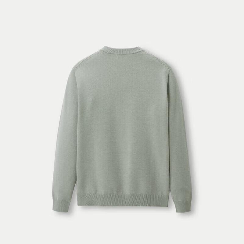HLA Men's Lightweight Business Casual Crew Neck Knit Sweater