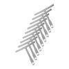 9Pcs Guitar Measuring Tool Stainless Steel Fingerboard Ruler for Electric Bass Neck Adjustment Guitar Ruler