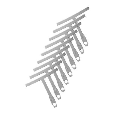 9Pcs Guitar Measuring Tool Stainless Steel Fingerboard Ruler for Electric Bass Neck Adjustment Guitar Ruler