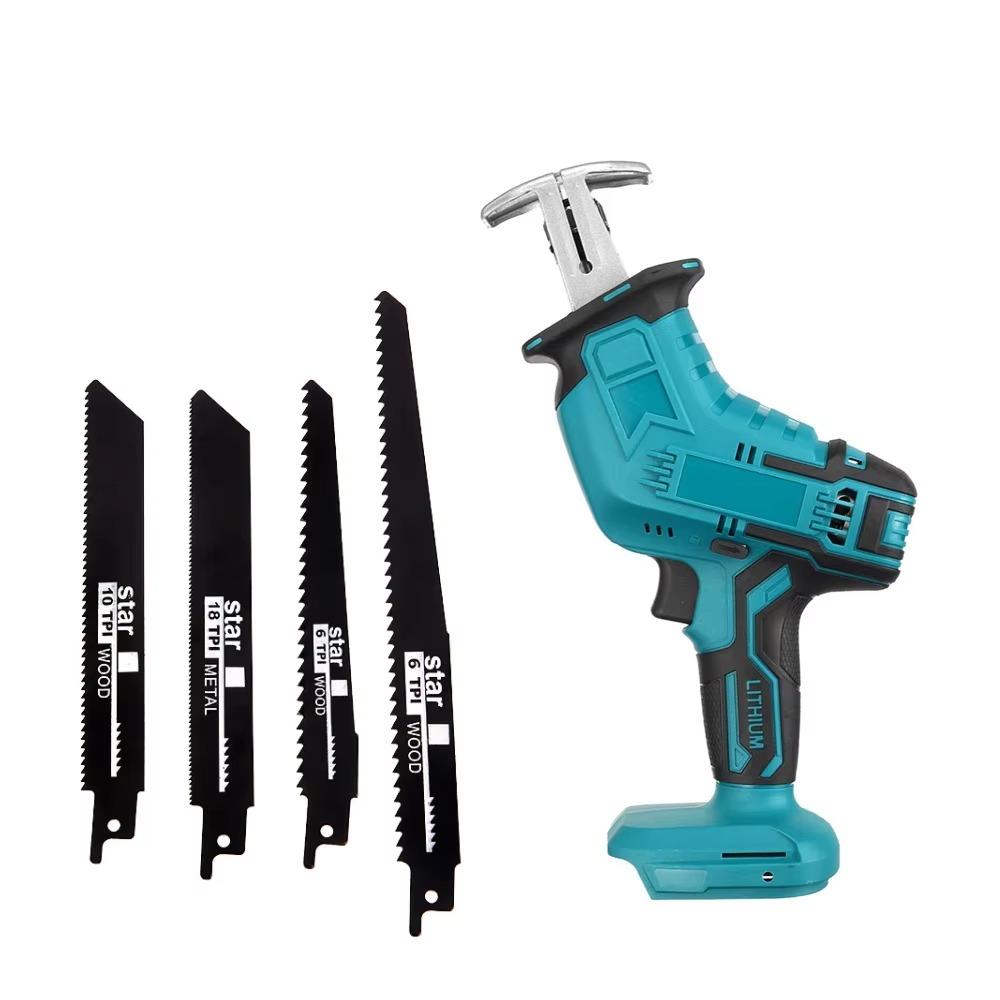 18V Electric Reciprocating Saw Cordless Cordless Electric Saw Portable Sabre Reciprocating Saw  DIY