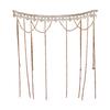 Cortina Facial Estilo Chinês com Franjas Faixas para Testa Joias Capilares Antigas Máscara Decorativa Facial para Dançarino de Palco