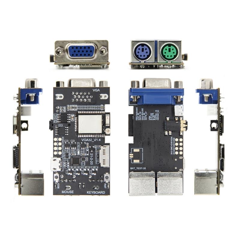 VGA32 VGA Module Controller PS/2 Mouse Keyboards Control Graphics Library Game VT Terminals Circuits Development Board