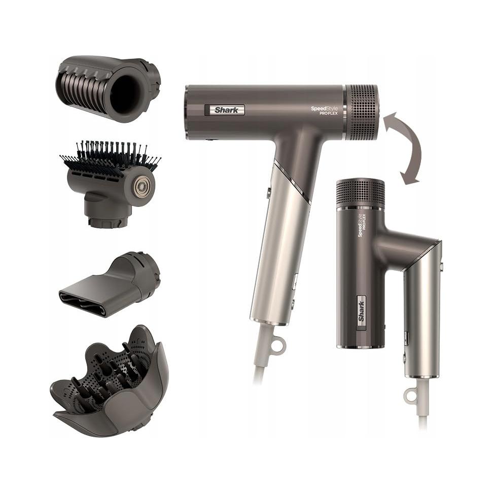 Shark Hd542Eu Speedstyle Pro Flex Hair Dryer Silver 1700 W 1 Pc