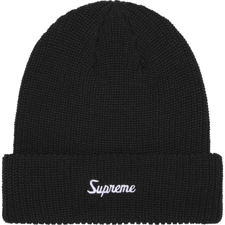 Supreme Loose Gauge Beanie (25FW) Black One-Size