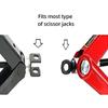 1/2 Zoll Antrieb Schlagschrauber Adapter Scherenwagenheber Adapter Werkzeug Chrom-Vanadium-Stahl Kugelgelenkstange für Wagenheber Schere