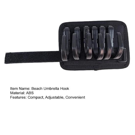 Beach Umbrella Hook 6-Prong Hanging Patio Umbrella Hook Towels Hats Clothes Camera Sunglasses Bags Holder for Beach Camping Trip
