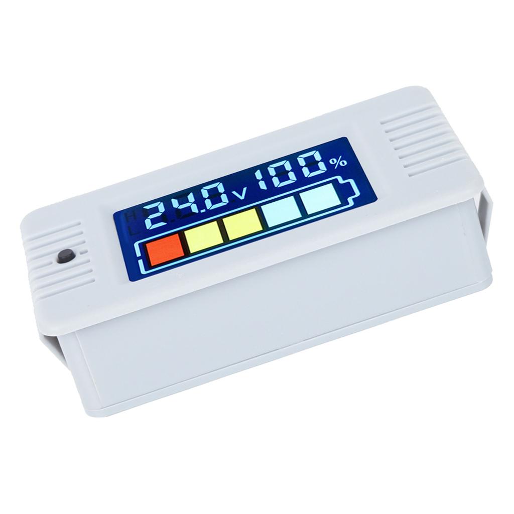 Batteriekapazitätsanzeige LCD Digitalanzeige Voltmeter Stromtester 0 100V Batteriekapazitätsmesser