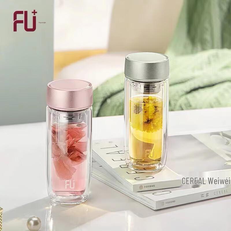 

Fuguang Nature & Elegance Double Wall Glass Mug