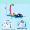 Simulated Infrared Remote Control Fan Model Assembly Set Children Puzzle Toy For Kids Learning And Stem Development