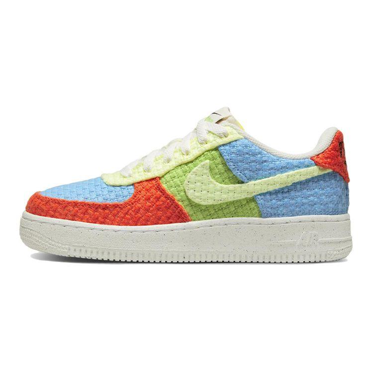

Nike Air Force 1 Low Lv8 Next Nature Gs University Blue Vivid Green Team Orange Citron Tint DV2192-400 EU 38.5