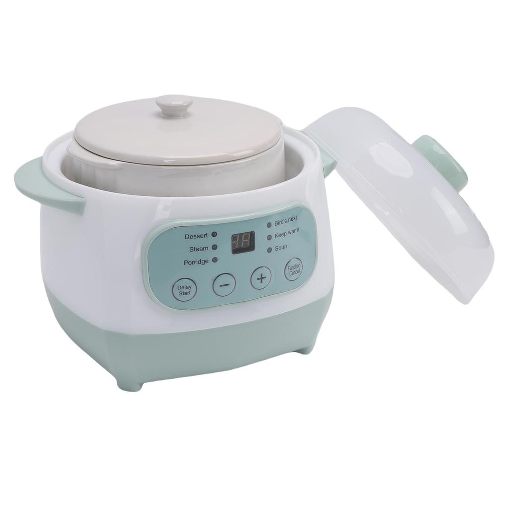 Pentola elettrica per stufati da 1L 200W Smart in ceramica per zuppe e porridge Slow Cooker per cottura multifunzione