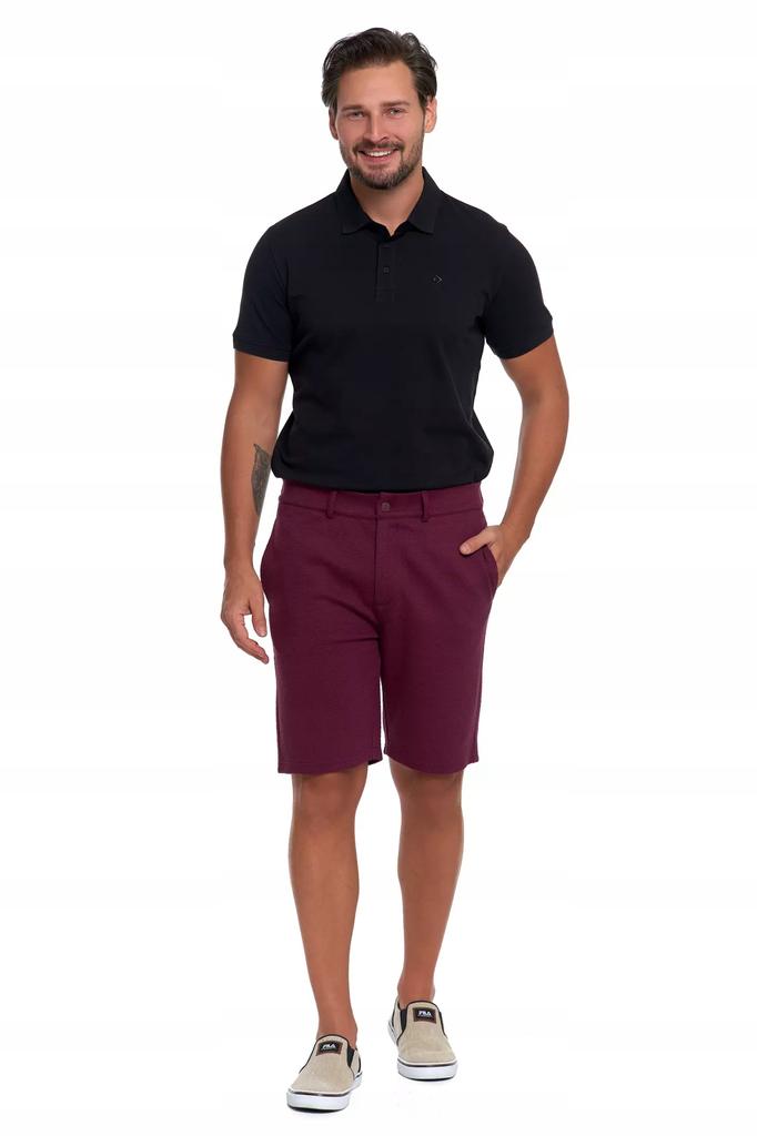Men's Shorts with Zipper Pockets Elegant Summer MORAJ XL BROWN
