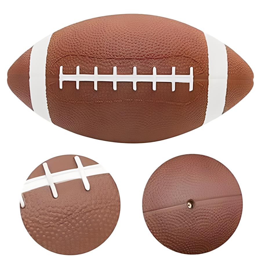 1 Stück Mini aufblasbarer Rugby & Basketball & Fußball Langlebige Trainingsspielzeuge für Hunde Interaktives Apportierspiel Kauspielzeug XJM