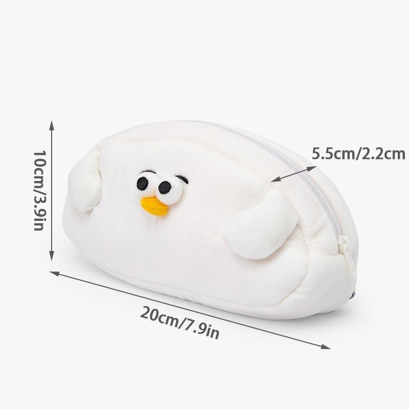 Pencil Case, Pen Case, Korean, Cute, Pen Pouch, Simple, Stuffed Toy, Large Capacity, Multi-functional, Funny, Simple, Stylish, Puffy Bag, Stationery,