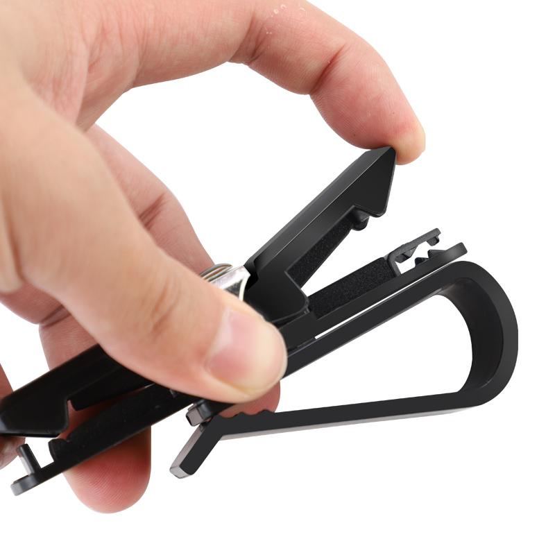 ZQE1  Car Sun Visor Clip 360 Rotation Sunglasses Ticket Card Clamp For Mercedes Benz AMG W205 C300 W203 W206 W108 W124 W126 W140 W168