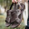 Non Slip Sandals for Men Wearing Thick Soled Waterproof Beach Shoes Outdoors In Summer Middle-aged Men's Slippers