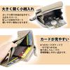 Bearneko Women's Mini Wallet, Compact Tri-fold Wallet, Genuine Leather, Anti-Skimming, Coin Purse, Holds 6 Cards, Large Capacity, Unisex (Grey Beige)
