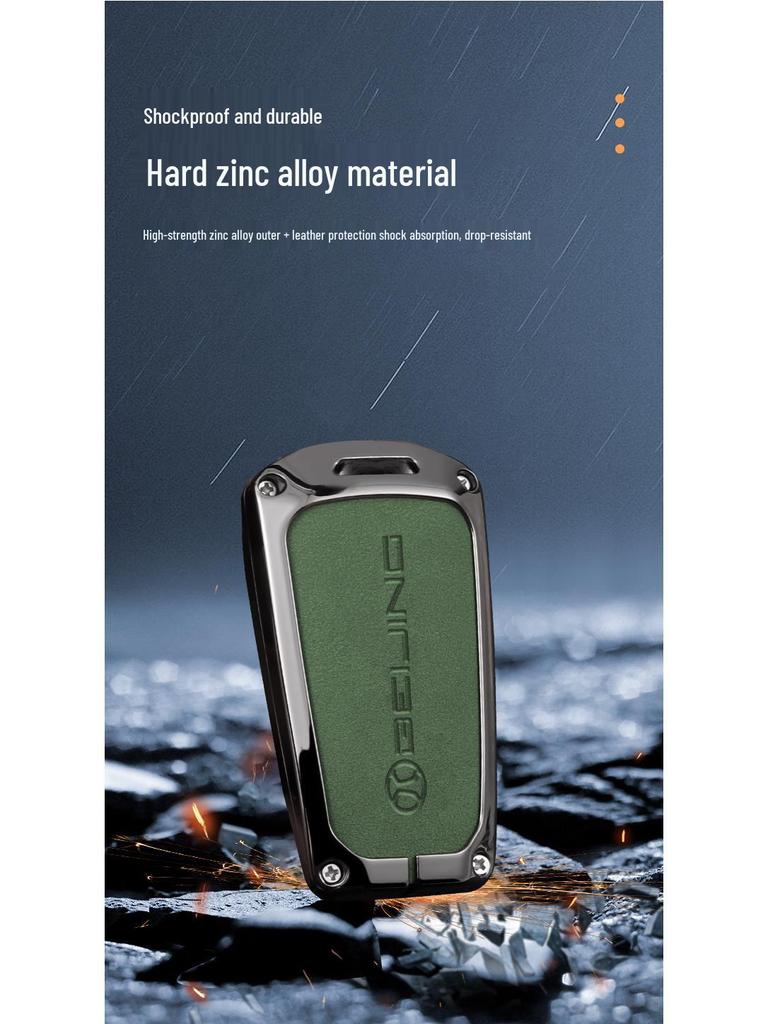 Beijing BJ 1.5T Luxury Car Key Cover: Anti-Lost High-End Lock Shell & Key Chain