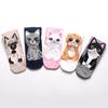 Korea Cartoon Cute Cat Socks Women Cotton Casual Skateboard Style Socks Spring Summer Gift