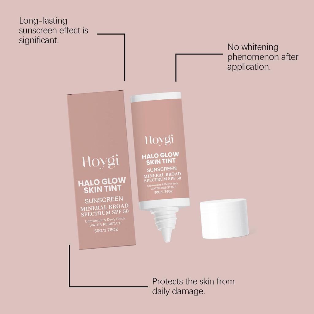 HOYGI Light Tint Protective Moisturizing Cream – Refreshing & Non-Sticky for Summer