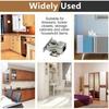 Double Roller Strong Hold Cupboard Cabinet Door Catches with Screws,Cabinet Catch Door Latch for Home Furniture Cabinet Cupboard