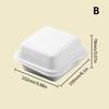 10Pcs Disposable Bento Food Containers Baking Dessert Cake Bowl Packaging Burger Snack Boxes Microwavable Home Lunchbox